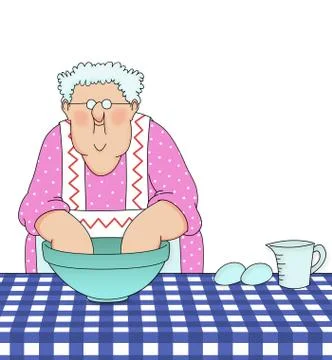 Like grandma used to make Stock Illustration