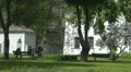 A grandmother with his nephew in park HD Footage