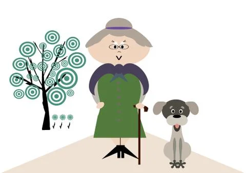 Grandmother Stock Illustration