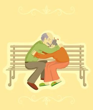 Grandparents Day. Vector design element Stock Illustration