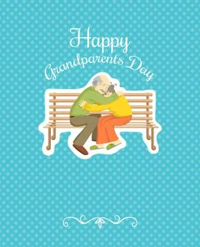 Grandparents Day. Vector design element Illustrazione stock