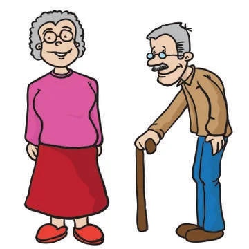 Grandparents Stock Illustration