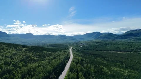 Grands Jardins Mountains, Quebec Stock Footage 280565221