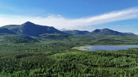 Grands Jardins Mountains, Quebec Stock Footage 280565830