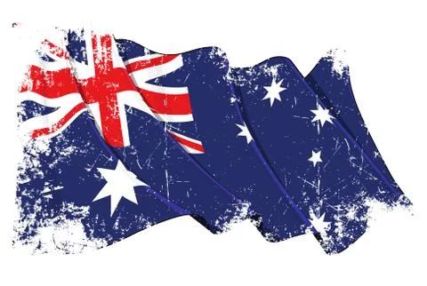 Grange Flag of Australia Stock Illustration