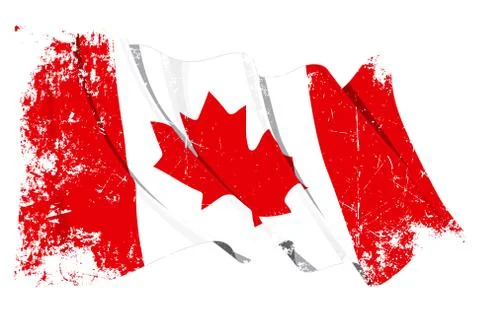 Grange Flag of Canada Stock Illustration