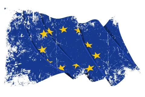 Grange Flag of EU Stock Illustration