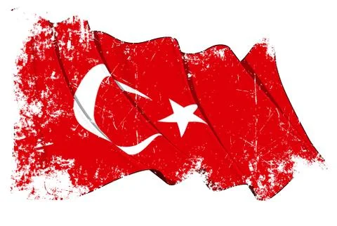 Grange Flag of Turkey Stock Illustration