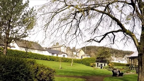 Grange-over-Sands, local park Stock Footage 77863645