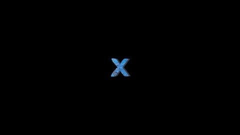 Grange Style Alphabet Fall Down. Paint Alphabet. Alpha Channel Stock Footage 91062702