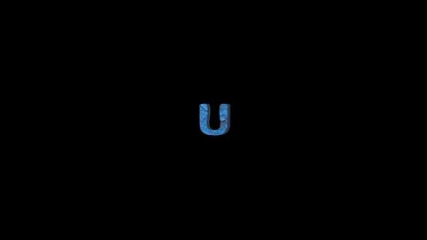 Grange Style Alphabet Fall Down. Paint Alphabet. Alpha Channel Stock Footage 91062743