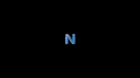 Grange Style Alphabet Fall Down. Paint Alphabet. Alpha Channel Stock Footage 91062872