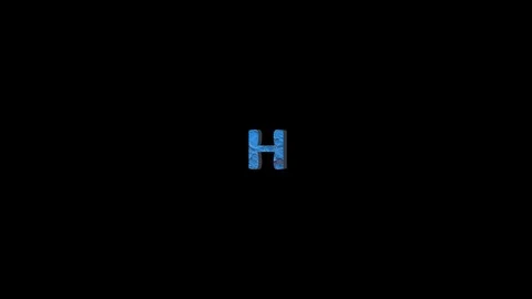 Grange Style Alphabet Fall Down. Paint Alphabet. Alpha Channel Stock Footage 91062967