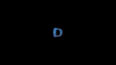 Grange Style Alphabet Fall Down. Paint Alphabet. Alpha Channel Video stock 91063002