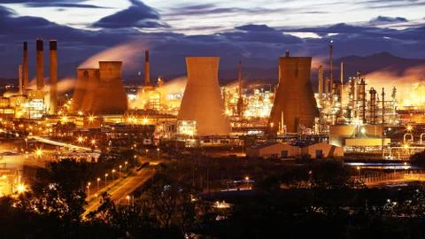 Grangemouth Foto stock