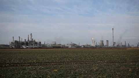 Grangemouth Refinery, Scotland Video stock 105785191