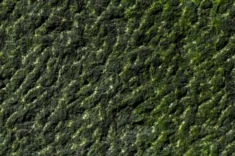 Granite background with strong patterns and moss Stock Photos