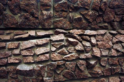 Granite Block Wall Texture Stock Photos