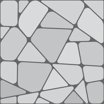 Granite blocks, pavement pattern for street Stock Illustration