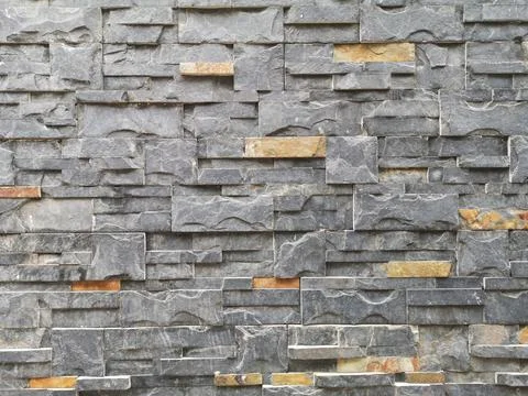 Granite brick wall background Foto stock