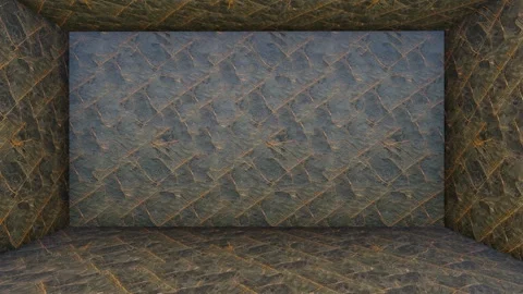 Granite cube room. Stock Footage 265524276