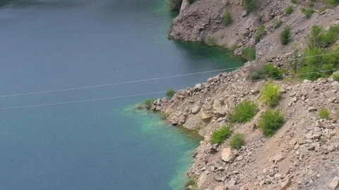 Granite Gorge in Ukraine Stock Footage 127056638
