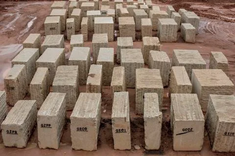 Granite Mine Foto stock