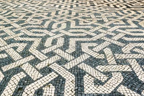 Granite pavement Stock Photos