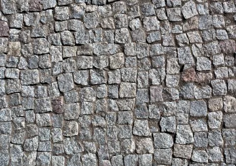 Granite paving Foto stock