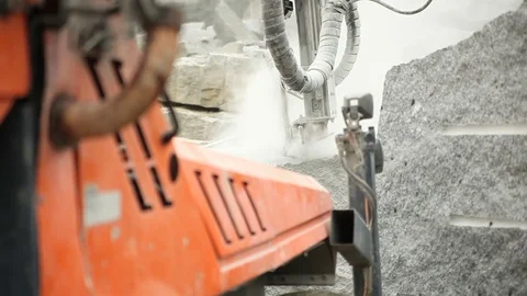 Granite quarry drilling 動画素材 73712706