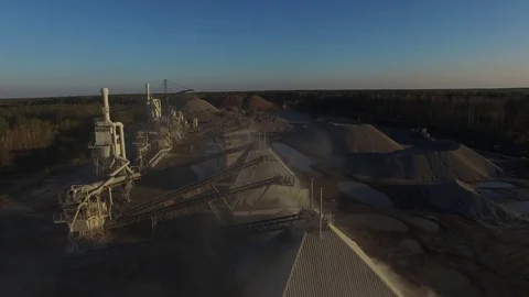 Granite Quarry sunset, Rivne Stock Footage 74374181