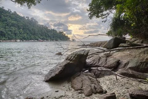 Granite rock Foto stock