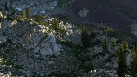 Granite rocks zoom out Stock Footage 103566198