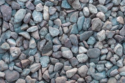 Granite rubble close-up background Stock Photos