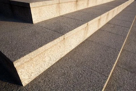 Granite staircase closeup Stock Photos