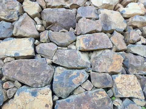 Granite stone background. Chipped granite. Vintage granite boulder background Stock Photos