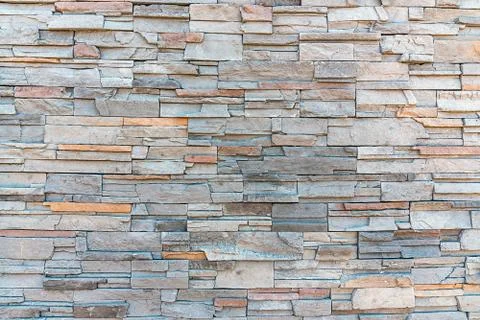 Granite stone wall Stock Photos