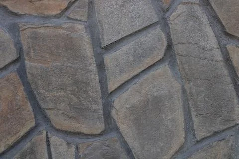 Granite stone wall Stock Photos