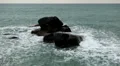 Granitic Rocks, Big Waves, Tropical Paradise Island, Ko Samui, Amazing Thailand HD Footage