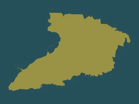 Granma, Cuba. Solid color shape 스톡 일러스트