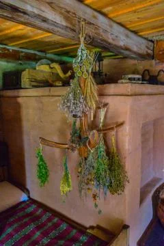 The granny's herbs Stock Photos