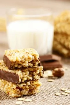 Granola bar Foto stock
