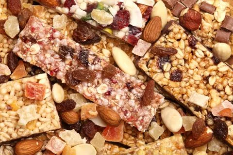 Granola bars Stock Photos