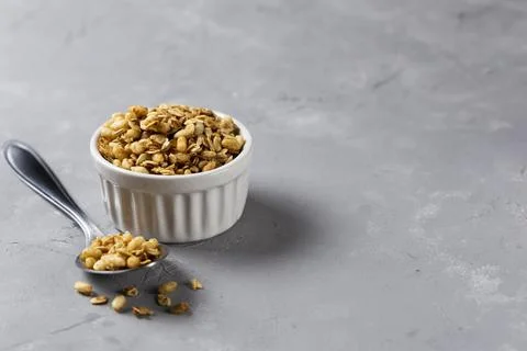 Granola tiger on the table. Foto stock