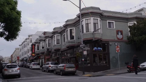 Grant And Vallejo Street Intersection San Francisco Godfather 2 Stock Footage 100530864