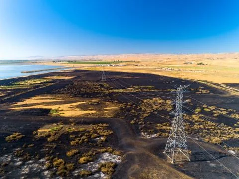 Grant Fire Foto stock