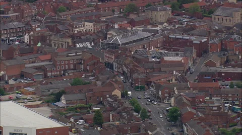 Grantham aerial Stock Footage 65386613
