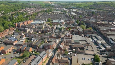 Grantham by drone Stock Footage 249934129