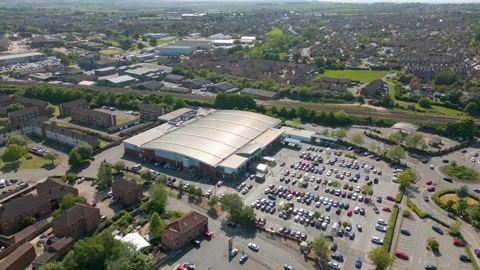 Grantham by drone Stock Footage 249934189