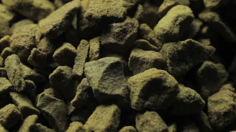 Granular coffee closeup, macro 1080 Stockbeeldmateriaal 61246248